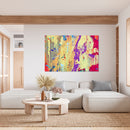 Cuadro Decorativo Abstracto, pintura multicolor