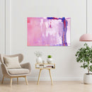 Cuadro Decorativo Abstracto, Pinceladas púrpura