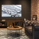 Cuadro Decorativo Aeroplano sobre la nieve