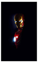 Cuadro Decorativo Infantil, Iron Man black