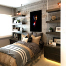 Cuadro Decorativo Infantil, Iron Man black