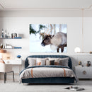 Cuadro Decorativo Invierno, alce en la nive