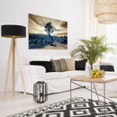 Cuadro Decorativo Bosques y Selvas, Árbol de bosque azul