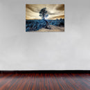 Cuadro Decorativo Bosques y Selvas, Árbol de bosque azul