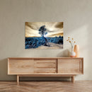 Cuadro Decorativo Bosques y Selvas, Árbol de bosque azul