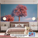 Decorativo, árboles púrpura