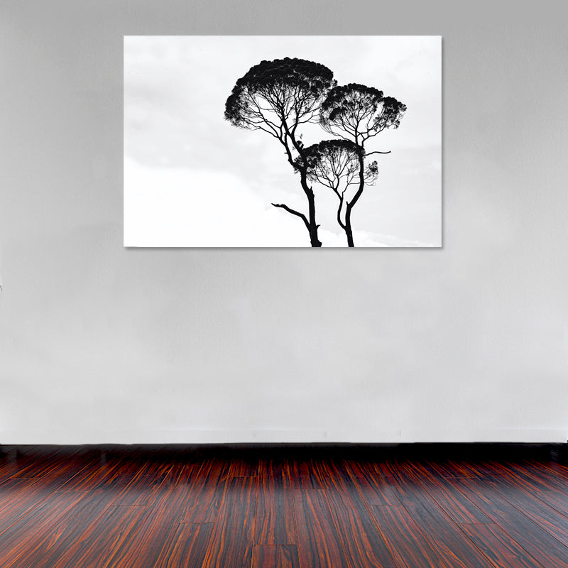 Cuadro Decorativo de Arte, árboles minimalistas