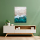 Cuadro Decorativo Playa y arena vista aérea