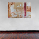 Cuadro Decorativo Abstracto, pincel beige