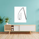 Cuadro Decorativo Blanco y negro, arte espiral