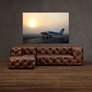 Cuadro Decorativo Avioneta sunset