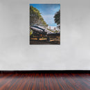 Cuadro Decorativo Avioneta en exhibición