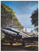 Cuadro Decorativo Avioneta en exhibición