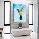 Cuadro Decorativo Abstracto, Colibrí