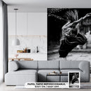 Decorativo, bailarina blanco y negro