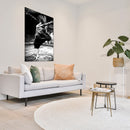 Cuadro Decorativo de Arte, bailarina blanco y negro