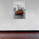 Cuadro Decorativo Barco Japonés