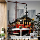 Decorativo, barco japonés