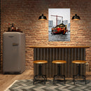 Cuadro Decorativo Barco Japonés