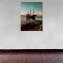 Cuadro Decorativo Barco pirata