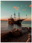 Cuadro Decorativo Barco pirata