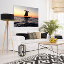 Cuadro Decorativo Barco de velas, sunset