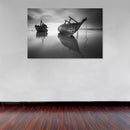 Cuadro Decorativo Barco en ruinas