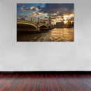 Cuadro Decorativo Arquitectura, puente de Westminster y Big Ben