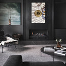 Cuadro Decorativo Dinero, Bitcoin Benjamin Franklin