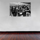 Cuadro Decorativo Música, Black Sabbath blanco y negro