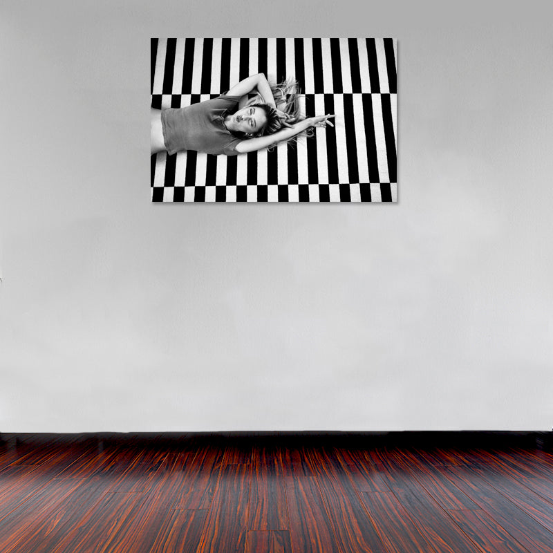 Cuadro Decorativo Pop Art, Blanco y negro fashion