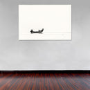 Cuadro Decorativo Minimalista, bote en el horizonte