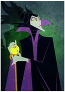 Cuadro Decorativo Infantil Bruja Maléfica