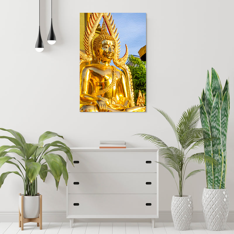 Cuadro Decorativo Religión, Buda dorado