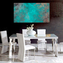 Cuadro Decorativo Abstracto, Azul Aqua