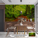 Decorativo Bosques y Selvas, camino rojo por el bosque