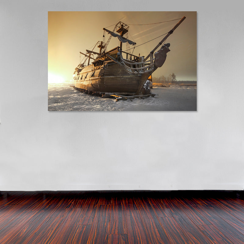 Cuadro Decorativo Barco pirata en exhibición