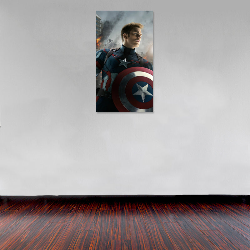 Cuadro Decorativo Película, Capitán América sin máscara