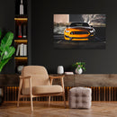 Cuadro Decorativo Cobra deportivo naranja