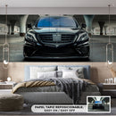 Cuadro Decorativo Mercedez Benz negro