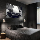 Cuadro Decorativo Carro negro frontal