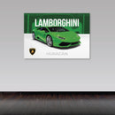 Cuadro Decorativo Contraste Lamborghini Huracán