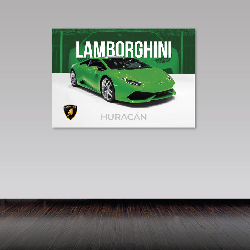 Cuadro Decorativo Contraste Lamborghini Huracán