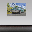 Cuadro Decorativo Chevrolet Clásico azul