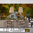 Decorativo Otoño, cascada en el bosque