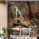 Cuadro Decorativo Otoño, cascadita en el bosque