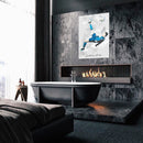 Cuadro Decorativo Deportes, Chilena Cristiano Ronaldo, abstracto