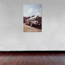 Cuadro Decorativo Carro clásico estacionado