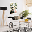 Cuadro Decorativo Floral, Claveles blancas