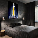 Cuadro Decorativo Espacial Cohete a punto de despegar